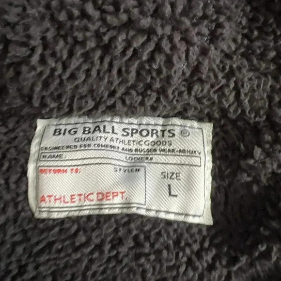 BIG BALL SPORTS Men's Green Sherpa Lined Camo Full Zipper Hooded Jacket Size L - Picture 4 of 7